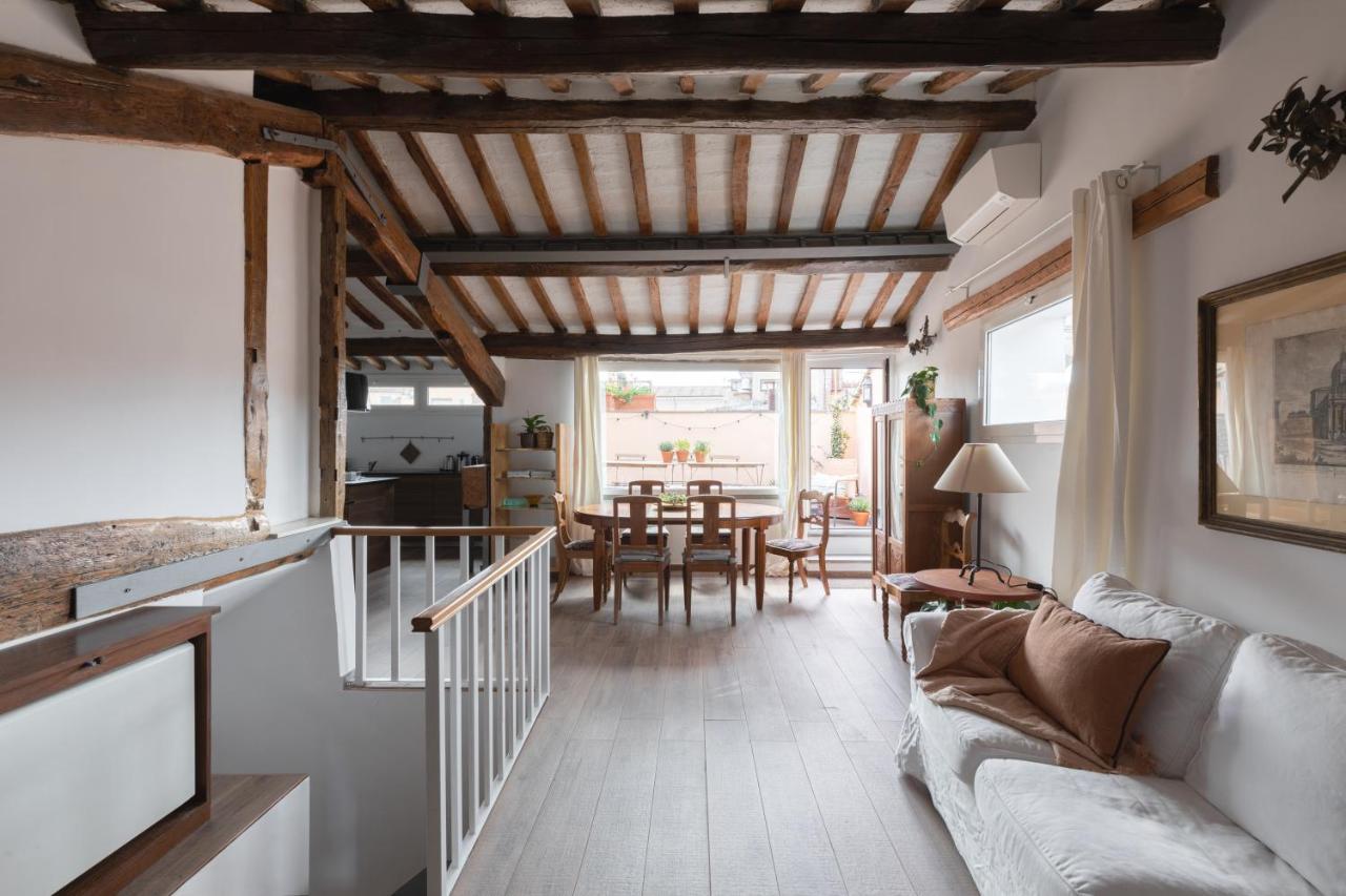 Amazing Penthouse With Terrace And Rooftop In Trastevere Rom Exterior foto