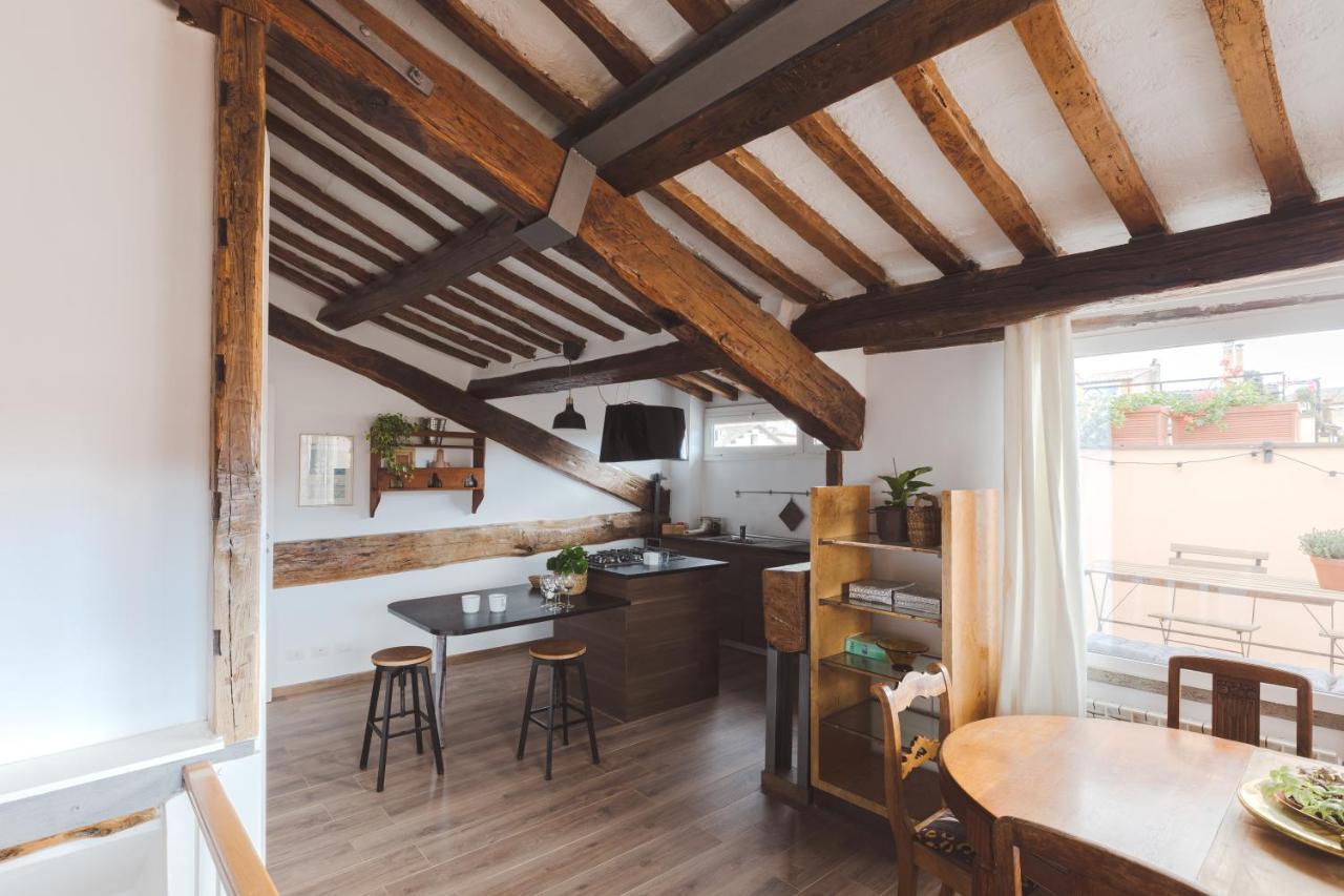 Amazing Penthouse With Terrace And Rooftop In Trastevere Rom Exterior foto
