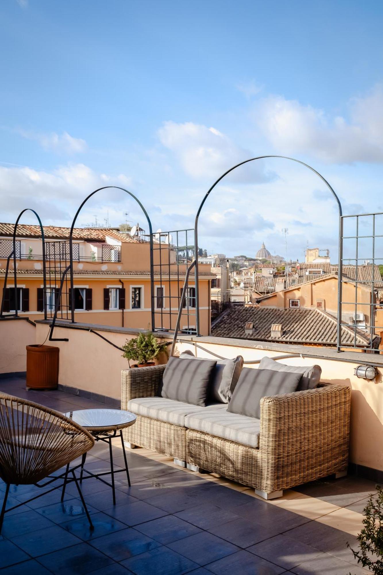 Amazing Penthouse With Terrace And Rooftop In Trastevere Rom Exterior foto