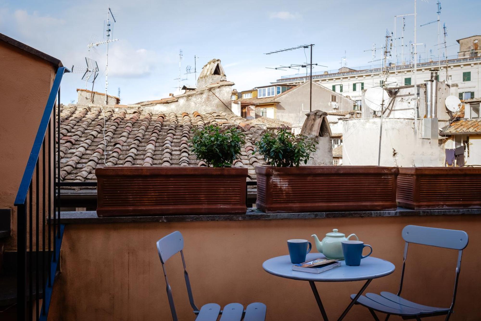 Amazing Penthouse With Terrace And Rooftop In Trastevere Rom Exterior foto